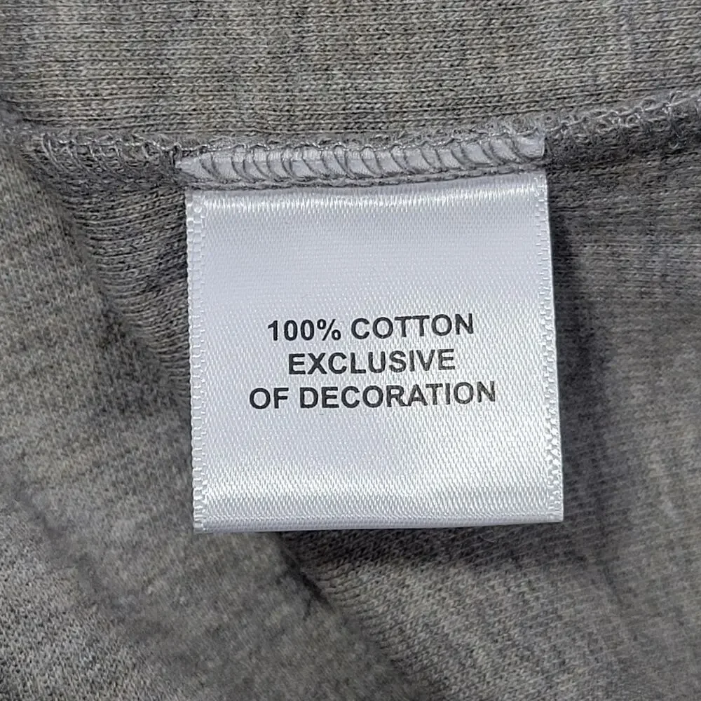 TailorByrd Men's Large‎ Gray 100% Cotton 1/4 Zip Pullover Sweater - Picture 9 of 11